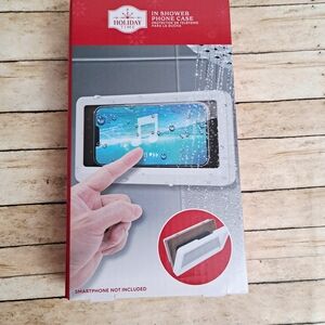 Holiday Time White In-Shower Phone Case